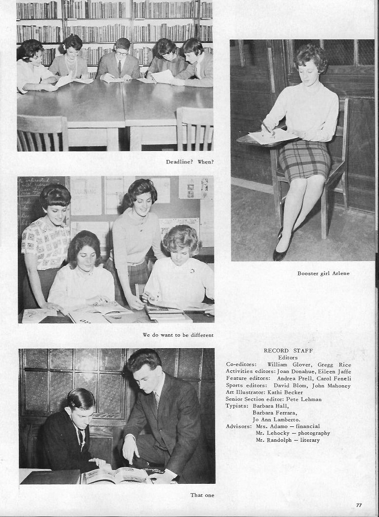 1962 Record Staff